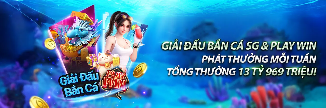 Hình ảnh chính game bắn cá tại 99WIN với đồ họa sống động và kho báu dưới biển sâu